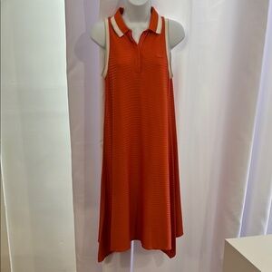 Lacoste Orange Polo Dress 40